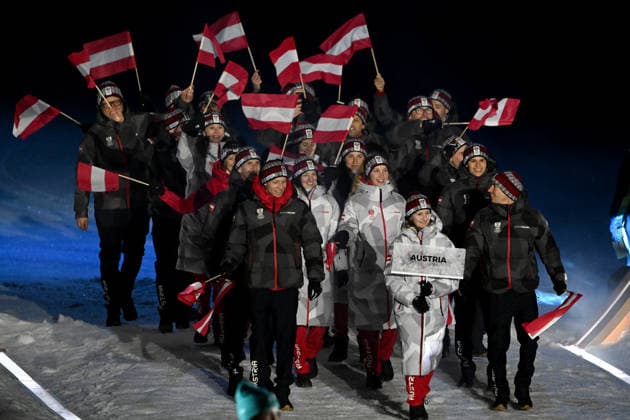 Predazzo, Italy, February 06th 2026. Opening Ceremony of the Olympic Winter games, Winterspiele,Spiele, Summer games 2026 in Predazzo, Italy. (Photo by Igor Kupljenik Sports Press Photo)  Copyright: xIgorxKupljenikx xSPPx Sportspressphoto_SPR89068