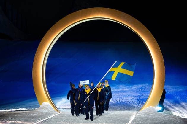 260206 Athletes and flag bearer Walter Wallberg of Sweden during the Opening Ceremony of the 2026 Winter Olympics on February 6, 2026 in Livigno. Photo: Vegard Grott BILDBYRAN kod VG VG0860 bbeng Olympic Games, Olympische Spiele, Olympia, OS olympics winter olympics os ol olympiska spel vinter-os olympiske leker milano cortina 2026 milan cortina 2026 milano cortina 2026 olympic games milano cortina 2026 winter olympic games milano cortina-os milano cortina-ol vinter-ol opening ceremony invigning invigningsceremoni apningsseremoni sverige sweden *** 260206 Athletes and flag bearer Walter Wallberg of Sweden during the Opening Ceremony of the 2026 Winter Olympics on February 6, 2026 in Livigno Photo Vegard Grott BILDBYRAN code VG VG0860 bbeng olympic games olympics winter olympics os ol olympiska spel vinter os olympiske leker milano cortina 2026 milan cortina 2026 milano cortina 2026 olympic games milano cortina 2026 winter olympic games milano cortina os milano cortina ol vinter ol opening ceremony invigning invigningsceremoni apningsseremoni sverige sweden  Copyright: VEGARDxGRoTT BB260206VG043