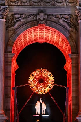 260206 Alberto Tomba and Deborah Compagnoni lights the cauldron with the olympic torch during the Opening Ceremony of the 2026 Winter Olympics on February 6, 2026 in Milan. Photo: Carl Sandin BILDBYRAN kod CS CS0854 bbeng Olympic Games, Olympische Spiele, Olympia, OS olympics winter olympics os ol olympiska spel vinter-os olympiske leker milano cortina 2026 milan cortina 2026 milano cortina 2026 olympic games milano cortina 2026 winter olympic games milano cortina-os milano cortina-ol vinter-ol opening ceremony invigning invigningsceremoni *** 260206 Alberto Tomba and Deborah Compagnoni lights the cauldron with the olympic torch during the Opening Ceremony of the 2026 Winter Olympics on February 6, 2026 in Milan Photo Carl Sandin BILDBYRAN code CS CS0854 bbeng olympic games olympics winter olympics os ol olympic games winter os olympic games milano cortina 2026 milan cortina 2026 milano cortina 2026 olympic games milano cortina 2026 winter olympic games milano cortina os milano cortina ol winter ol opening ceremony invigning invigningsceremoni  Copyright: CARLxSANDIN BB260206CS041