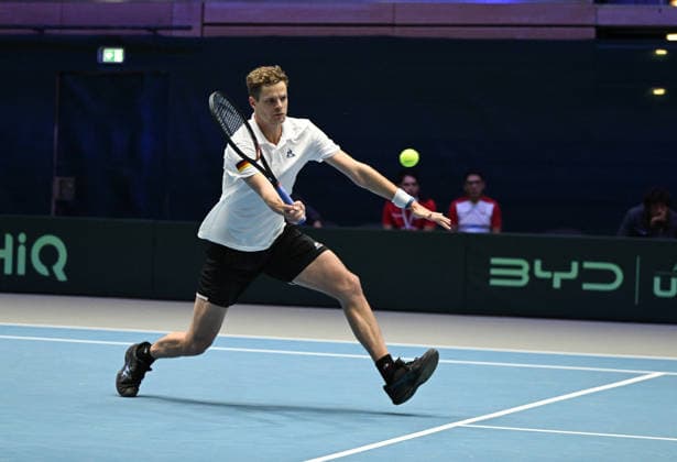 2026 Davis Cup Qualifiers , Düsseldorf Germany Germany vs. Peru Day1 Match1 Yannik Hanfmann (GER) vs. Gonzalo Bueno (PER) Yannik Hanfmann (GER)