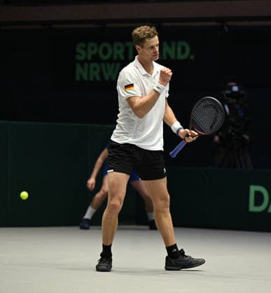 2026 Davis Cup Qualifiers , Düsseldorf Germany Germany vs. Peru Day1 Match1 Yannik Hanfmann (GER) vs. Gonzalo Bueno (PER) Yannik Hanfmann (GER)
