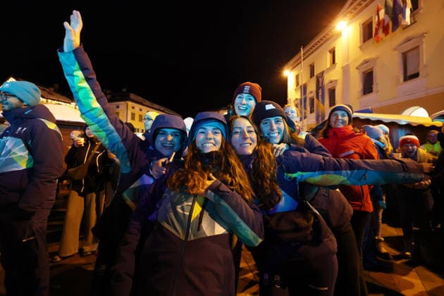Volunteer, FEBRUARY 6, 2026 - Ski jumping, Skispringen, Ski, nordisch : the Milano Cortina 2026 Olympic Winter games, Winterspiele,Spiele, Summer games in Predazzo, Italy. Noxthirdxpartyxsales  aflo_318747868