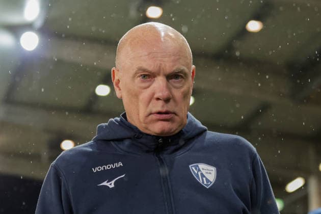 06.02.2026, xgrfx, Fussball 2.Bundesliga, Preußen Münster - VfL Bochum v.l. Uwe Rösler (VfL Bochum) (DFL DFB REGULATIONS PROHIBIT ANY USE OF PHOTOGRAPHS as IMAGE SEQUENCES and or QUASI-VIDEO) Münster