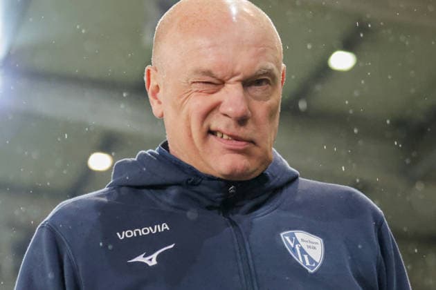 06.02.2026, xgrfx, Fussball 2.Bundesliga, Preußen Münster - VfL Bochum v.l. Uwe Rösler (VfL Bochum) (DFL DFB REGULATIONS PROHIBIT ANY USE OF PHOTOGRAPHS as IMAGE SEQUENCES and or QUASI-VIDEO) Münster