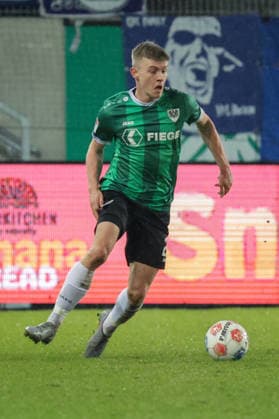06.02.2026, xgrfx, Fussball 2.Bundesliga, Preußen Münster - VfL Bochum v.l. Jano Ter Horst (Preußen Münster) (DFL DFB REGULATIONS PROHIBIT ANY USE OF PHOTOGRAPHS as IMAGE SEQUENCES and or QUASI-VIDEO) Münster