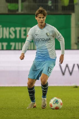 06.02.2026, xgrfx, Fussball 2.Bundesliga, Preußen Münster - VfL Bochum v.l. Oliver Olsen (VfL Bochum) (DFL DFB REGULATIONS PROHIBIT ANY USE OF PHOTOGRAPHS as IMAGE SEQUENCES and or QUASI-VIDEO) Münster