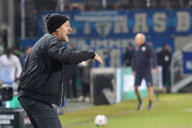 06.02.2026, xgrfx, Fussball 2.Bundesliga, Preußen Münster - VfL Bochum v.l. Alexander Ende (Preußen Münster) (DFL DFB REGULATIONS PROHIBIT ANY USE OF PHOTOGRAPHS as IMAGE SEQUENCES and or QUASI-VIDEO) Münster