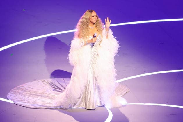 February 06, 2026: Mariah Carey performs during the Opening Ceremony of the Milano Cortina 2026 Olympic Games, Olympische Spiele, Olympia, OS held at San Siro Olympic Stadium in Milan, Italy. MilanoCortina2026 . Milan Italy - ZUMAc04_ 20260206_zma_c04_002 Copyright: xDanielxLeax