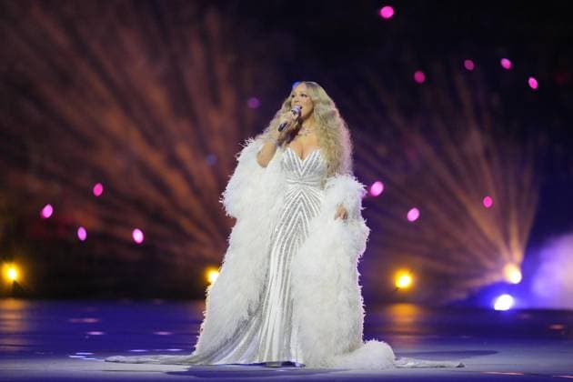 Milan Cortina Olympics: Opening ceremony U.S. singer Mariah Carey performs at the opening ceremony of the Milan Cortina Olympics in Milan on Feb. 6, 2026.  A14AA0005251695P