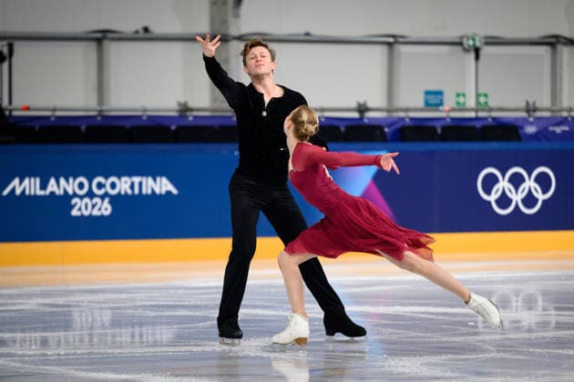 260207 Nikolaj Majorov and Milla Ruud Reitan of Sweden at an ice dance practice during day 1 of the 2026 Winter Olympics on February 7, 2026 in Milan. Photo: Carl Sandin BILDBYRAN kod CS CS0855 konstakning Figure skating, Eiskunstlauf kunstlop Olympic Games, Olympische Spiele, Olympia, OS olympics winter olympics os ol olympiska spel vinter-os olympiske leker milano cortina 2026 milan cortina 2026 milano cortina 2026 olympic games milano cortina 2026 winter olympic games milano cortina-os milano cortina-ol vinter-ol 1 bbeng *** 260207 Nikolaj Majorov and Milla Ruud Reitan of Sweden at an ice dance practice during day 1 of the 2026 Winter Olympics on February 7, 2026 in Milan Photo Carl Sandin BILDBYRAN code CS CS0855 konstakning figure skating kunstlop olympic games olympics winter olympics os ol olympiska spel vinter os olympiske leker milano cortina 2026 milan cortina 2026 milano cortina 2026 olympic games milano cortina 2026 winter olympic games milano cortina os milano cortina ol vinter ol 1 bbeng  Copyright: CARLxSANDIN BB260207CS001