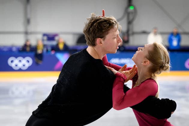 260207 Nikolaj Majorov and Milla Ruud Reitan of Sweden at an ice dance practice during day 1 of the 2026 Winter Olympics on February 7, 2026 in Milan. Photo: Carl Sandin BILDBYRAN kod CS CS0855 konstakning Figure skating, Eiskunstlauf kunstlop Olympic Games, Olympische Spiele, Olympia, OS olympics winter olympics os ol olympiska spel vinter-os olympiske leker milano cortina 2026 milan cortina 2026 milano cortina 2026 olympic games milano cortina 2026 winter olympic games milano cortina-os milano cortina-ol vinter-ol 1 bbeng *** 260207 Nikolaj Majorov and Milla Ruud Reitan of Sweden at an ice dance practice during day 1 of the 2026 Winter Olympics on February 7, 2026 in Milan Photo Carl Sandin BILDBYRAN code CS CS0855 konstakning figure skating kunstlop olympic games olympics winter olympics os ol olympiska spel vinter os olympiske leker milano cortina 2026 milan cortina 2026 milano cortina 2026 olympic games milano cortina 2026 winter olympic games milano cortina os milano cortina ol vinter ol 1 bbeng  Copyright: CARLxSANDIN BB260207CS009