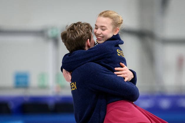 260207 Nikolaj Majorov and Milla Ruud Reitan of Sweden at an ice dance practice during day 1 of the 2026 Winter Olympics on February 7, 2026 in Milan. Photo: Carl Sandin BILDBYRAN kod CS CS0855 konstakning Figure skating, Eiskunstlauf kunstlop Olympic Games, Olympische Spiele, Olympia, OS olympics winter olympics os ol olympiska spel vinter-os olympiske leker milano cortina 2026 milan cortina 2026 milano cortina 2026 olympic games milano cortina 2026 winter olympic games milano cortina-os milano cortina-ol vinter-ol 1 bbeng jubel *** 260207 Nikolaj Majorov and Milla Ruud Reitan of Sweden at an ice dance practice during day 1 of the 2026 Winter Olympics on February 7, 2026 in Milan Photo Carl Sandin BILDBYRAN kod CS CS0855 konstakning figure skating kunstlop olympic games olympics winter olympics os ol olympiska spel vinter os olympiske leker milano cortina 2026 milan cortina 2026 milano cortina 2026 olympic games milano cortina 2026 winter olympic games milano cortina os milano cortina ol vinter ol 1 bbeng jubel  Copyright: CARLxSANDIN BB260207CS023