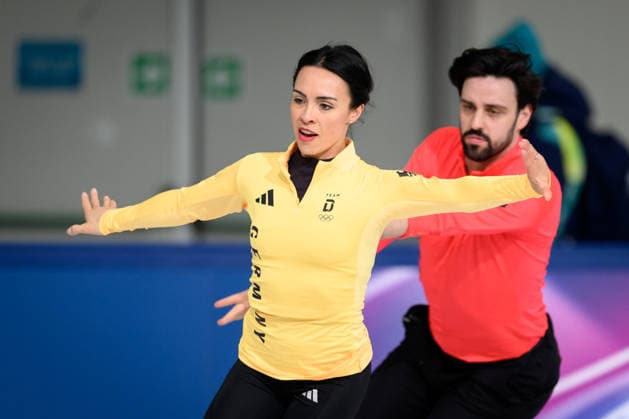 260207 Jennifer Janse van Rensburg and Benjamin Steffan of Germany at an ice dance practice during day 1 of the 2026 Winter Olympics on February 7, 2026 in Milan. Photo: Carl Sandin BILDBYRAN kod CS CS0855 konstakning Figure skating, Eiskunstlauf kunstlop Olympic Games, Olympische Spiele, Olympia, OS olympics winter olympics os ol olympiska spel vinter-os olympiske leker milano cortina 2026 milan cortina 2026 milano cortina 2026 olympic games milano cortina 2026 winter olympic games milano cortina-os milano cortina-ol vinter-ol 1 bbeng *** 260207 Jennifer Janse van Rensburg and Benjamin Steffan of Germany at an ice dance practice during day 1 of the 2026 Winter Olympics on February 7, 2026 in Milan Photo Carl Sandin BILDBYRAN code CS CS0855 konstakning figure skating kunstlop olympic games olympics winter olympics os ol olympiska spel vinter os olympiske leker milano cortina 2026 milan cortina 2026 milano cortina 2026 olympic games milano cortina 2026 winter olympic games milano cortina os milano cortina ol vinter ol 1 bbeng  Copyright: CARLxSANDIN BB260207CS039