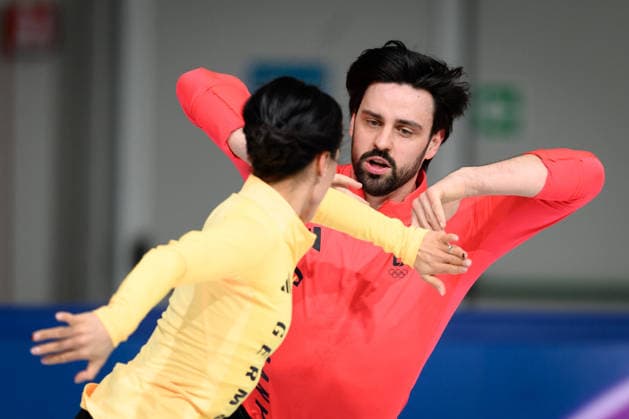 260207 Jennifer Janse van Rensburg and Benjamin Steffan of Germany at an ice dance practice during day 1 of the 2026 Winter Olympics on February 7, 2026 in Milan. Photo: Carl Sandin BILDBYRAN kod CS CS0855 konstakning Figure skating, Eiskunstlauf kunstlop Olympic Games, Olympische Spiele, Olympia, OS olympics winter olympics os ol olympiska spel vinter-os olympiske leker milano cortina 2026 milan cortina 2026 milano cortina 2026 olympic games milano cortina 2026 winter olympic games milano cortina-os milano cortina-ol vinter-ol 1 bbeng *** 260207 Jennifer Janse van Rensburg and Benjamin Steffan of Germany at an ice dance practice during day 1 of the 2026 Winter Olympics on February 7, 2026 in Milan Photo Carl Sandin BILDBYRAN code CS CS0855 konstakning figure skating kunstlop olympic games olympics winter olympics os ol olympiska spel vinter os olympiske leker milano cortina 2026 milan cortina 2026 milano cortina 2026 olympic games milano cortina 2026 winter olympic games milano cortina os milano cortina ol vinter ol 1 bbeng  Copyright: CARLxSANDIN BB260207CS040