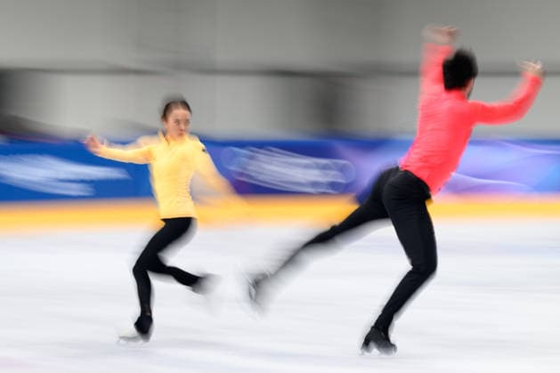 260207 Jennifer Janse van Rensburg and Benjamin Steffan of Germany at an ice dance practice during day 1 of the 2026 Winter Olympics on February 7, 2026 in Milan. Photo: Carl Sandin BILDBYRAN kod CS CS0855 konstakning Figure skating, Eiskunstlauf kunstlop Olympic Games, Olympische Spiele, Olympia, OS olympics winter olympics os ol olympiska spel vinter-os olympiske leker milano cortina 2026 milan cortina 2026 milano cortina 2026 olympic games milano cortina 2026 winter olympic games milano cortina-os milano cortina-ol vinter-ol 1 bbeng *** 260207 Jennifer Janse van Rensburg and Benjamin Steffan of Germany at an ice dance practice during day 1 of the 2026 Winter Olympics on February 7, 2026 in Milan Photo Carl Sandin BILDBYRAN code CS CS0855 konstakning figure skating kunstlop olympic games olympics winter olympics os ol olympiska spel vinter os olympiske leker milano cortina 2026 milan cortina 2026 milano cortina 2026 olympic games milano cortina 2026 winter olympic games milano cortina os milano cortina ol vinter ol 1 bbeng  Copyright: CARLxSANDIN BB260207CS051