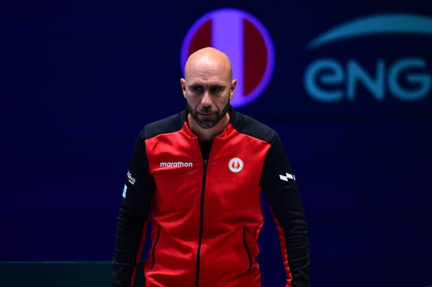 Tennis Davis Cup 2026: Deutschland - Peru am 06.02.2026 im Castello in Düsseldorf Luis Horna ( Kapitän Davis Cup Team Peru ) Nordrhein-Westfalen Deutschland