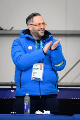 260207 Coach Maurizio Margaglio of Finland at an ice dance practice during day 1 of the 2026 Winter Olympics on February 7, 2026 in Milan. Photo: Carl Sandin BILDBYRAN kod CS CS0855 konstakning Figure skating, Eiskunstlauf kunstlop Olympic Games, Olympische Spiele, Olympia, OS olympics winter olympics os ol olympiska spel vinter-os olympiske leker milano cortina 2026 milan cortina 2026 milano cortina 2026 olympic games milano cortina 2026 winter olympic games milano cortina-os milano cortina-ol vinter-ol 1 bbeng jubel *** 260207 Coach Maurizio Margaglio of Finland at an ice dance practice during day 1 of the 2026 Winter Olympics on February 7, 2026 in Milan Photo Carl Sandin BILDBYRAN code CS CS0855 konstakning figure skating kunstlop olympic games olympics winter olympics os ol olympiska spel vinter os olympiske leker milano cortina 2026 milan cortina 2026 milano cortina 2026 olympic games milano cortina 2026 winter olympic games milano cortina os milano cortina ol winter ol 1 bbeng jubel  Copyright: CARLxSANDIN BB260207CS056