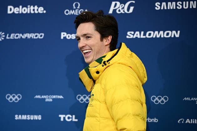 2026 WINTER Olympic Games, Olympische Spiele, Olympia, OS Australian snowboarder and five time Olympian Scotty James speaks to media during a press conference, PK, Pressekonferenz at Livigno Snow Park during the 2026 Milano Cortina Winter Olympic Games in Italy, Saturday, February 7, 2026. ( NO ARCHIVING, EDITORIAL USE ONLY LIVIGNO SONDRIO ITALY  Copyright: xDANxHIMBRECHTSx 20260207159867454093