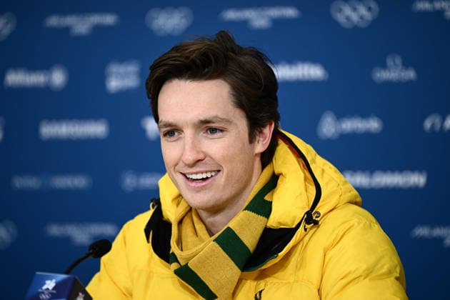 2026 WINTER Olympic Games, Olympische Spiele, Olympia, OS Australian snowboarder and five time Olympian Scotty James speaks to media during a press conference, PK, Pressekonferenz at Livigno Snow Park during the 2026 Milano Cortina Winter Olympic Games in Italy, Saturday, February 7, 2026. ( NO ARCHIVING, EDITORIAL USE ONLY LIVIGNO SONDRIO ITALY  Copyright: xDANxHIMBRECHTSx 20260207177550776493