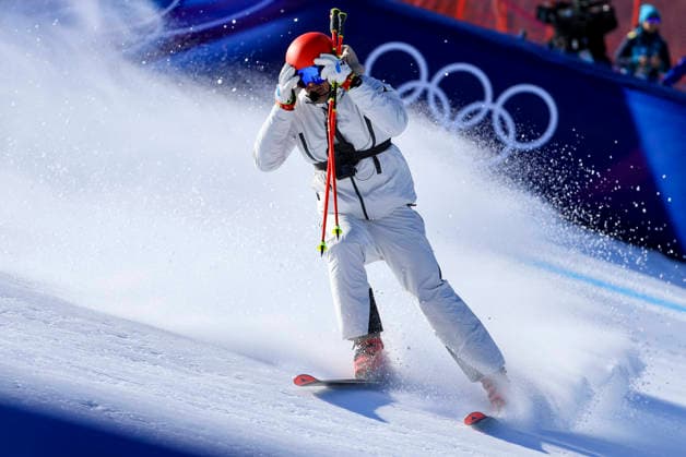 OLYMPICS - Winter Olympic Games, Olympische Spiele, Olympia, OS Milano Cortina 2026 BORMIO,ITALY,07.FEB.26 - OLYMPICS, ALPINE SKIING - Winter Olympic Games Milano Cortina 2026, downhill, men. Image shows camera racer Joachim Puchner (ORF).  GEPAxpictures xGEPAxpictures xWo