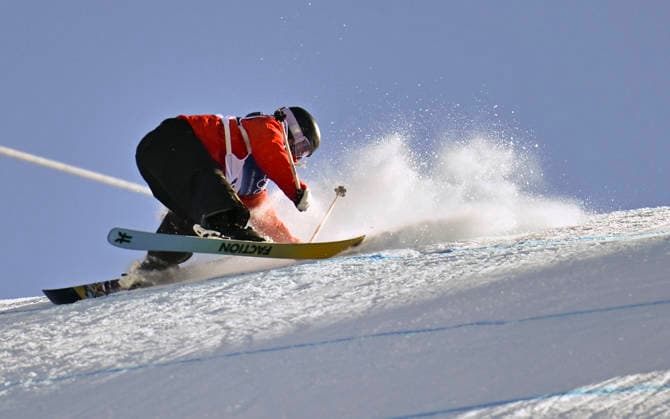 (260207) -- LIVIGNO, Feb. 7, 2026 -- Yang Ruyi of China competes during the freestyle skiing women s freeski slopestyle qualification of the Milan-Cortina 2026 Olympic Winter games, Winterspiele,Spiele, Summer games in Livigno, Italy, Feb. 7, 2026. ) (MICO2026)ITALY-LIVIGNO-OLYMPIC WINTER GAMES-FREESTYLE SKIING-WOMEN S FREESKI SLOPESTYLE ZhangxHongxiang 