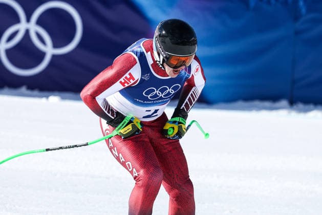 GIOCHI OLIMPICI - Olimpiadi Invernali Milano-Cortina 2026 - Alpine Skiing Men s Downhill James Crawford (CAN) during the Olympic Winter games, Winterspiele,Spiele, Summer games Milano-Cortina 2026, Alpine Skiing Men s Downhill on February 07, 2026 at Stelvio Ski Centre in Bormio, Italy Cortina D Ampezzo Italy  Copyright: xIPAxSport ABACAx