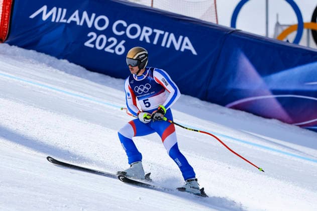 OLYMPICS - Winter Olympic Games, Olympische Spiele, Olympia, OS Milano Cortina 2026 BORMIO,ITALY,07.FEB.26 - OLYMPICS, ALPINE SKIING - Winter Olympic Games Milano Cortina 2026, downhill, men. Image shows Nils Alphand (FRA).  GEPAxpictures xGEPAxpictures xWo