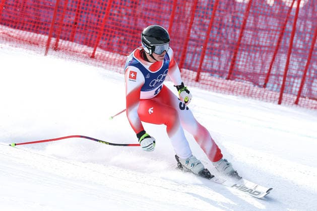 Franjo von Allmen (SUI) during the Olympic Winter games, Winterspiele,Spiele, Summer games Milano-Cortina 2026, Alpine Skiing Men s Downhill on February 07, 2026 at Stelvio Ski Centre in Bormio, Italy  Copyright: xSergioxBisi IPAxSportx xipa-agency.netx xx IPA_71062074 IPA_Agency_IPA71062074