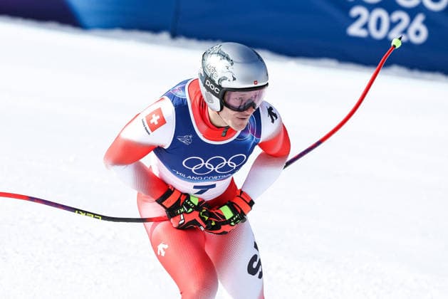 GIOCHI OLIMPICI - Olimpiadi Invernali Milano-Cortina 2026 - Alpine Skiing Men s Downhill Marco Odermatt (SUI) during the Olympic Winter games, Winterspiele,Spiele, Summer games Milano-Cortina 2026, Alpine Skiing Men s Downhill on February 07, 2026 at Stelvio Ski Centre in Bormio, Italy Cortina D Ampezzo Italy  Copyright: xIPAxSport ABACAx