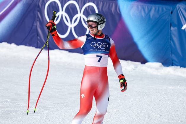 GIOCHI OLIMPICI - Olimpiadi Invernali Milano-Cortina 2026 - Alpine Skiing Men s Downhill Marco Odermatt (SUI) during the Olympic Winter games, Winterspiele,Spiele, Summer games Milano-Cortina 2026, Alpine Skiing Men s Downhill on February 07, 2026 at Stelvio Ski Centre in Bormio, Italy Cortina D Ampezzo Italy  Copyright: xIPAxSport ABACAx