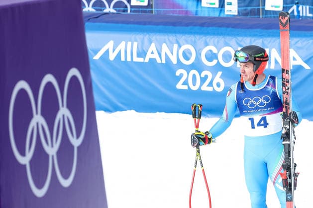 Mattia Casse (ITA) during the Olympic Winter games, Winterspiele,Spiele, Summer games Milano-Cortina 2026, Alpine Skiing Men s Downhill on February 07, 2026 at Stelvio Ski Centre in Bormio, Italy  Copyright: xSergioxBisi IPAxSportx xipa-agency.netx xx IPA_71062563 IPA_Agency_IPA71062563