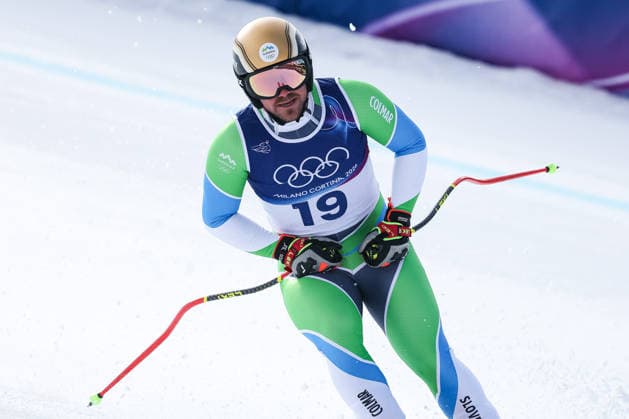 Miha Hrobat (SLO) during the Olympic Winter games, Winterspiele,Spiele, Summer games Milano-Cortina 2026, Alpine Skiing Men s Downhill on February 07, 2026 at Stelvio Ski Centre in Bormio, Italy  Copyright: xSergioxBisi IPAxSportx xipa-agency.netx xx IPA_71062893 IPA_Agency_IPA71062893