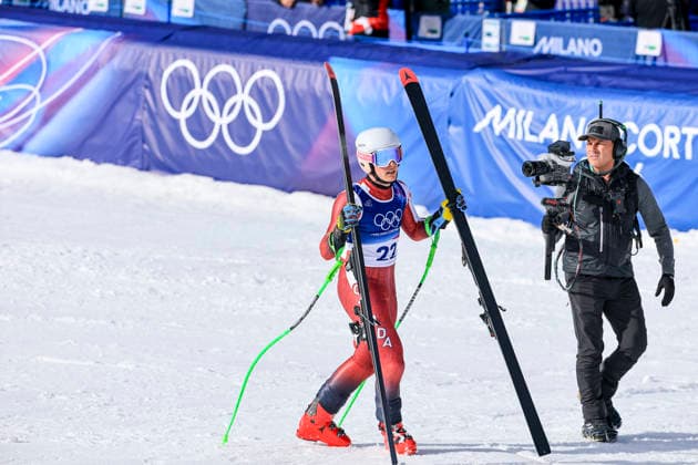 OLYMPICS - Winter Olympic Games, Olympische Spiele, Olympia, OS Milano Cortina 2026 BORMIO,ITALY,07.FEB.26 - OLYMPICS, ALPINE SKIING - Winter Olympic Games Milano Cortina 2026, downhill, men. Image shows Brodie Seger (CAN).  GEPAxpictures xGEPAxpictures xWo