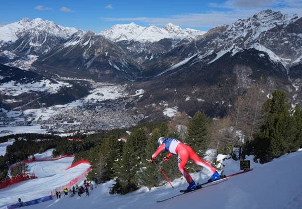 (260207) -- BORMIO, Feb. 7, 2026 -- Marco Odermatt of Switzerland competes during the alpine skiing men s downhill of the Milan-Cortina 2026 Olympic Winter games, Winterspiele,Spiele, Summer games in Bormio, Italy, Feb. 7, 2026. ) (MICO2026)ITALY-BORMIO-OLYMPIC WINTER GAMES-ALPINE SKIING-MEN S DOWNHILL HuxHuhu 