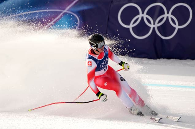 (260207) -- BORMIO, Feb. 7, 2026 -- Franjo von Allmen of Switzerland competes during the alpine skiing men s downhill of the Milan-Cortina 2026 Olympic Winter games, Winterspiele,Spiele, Summer games in Bormio, Italy, Feb. 7, 2026. ) (MICO2026)ITALY-BORMIO-OLYMPIC WINTER GAMES-ALPINE SKIING-MEN S DOWNHILL YanxLinyun 