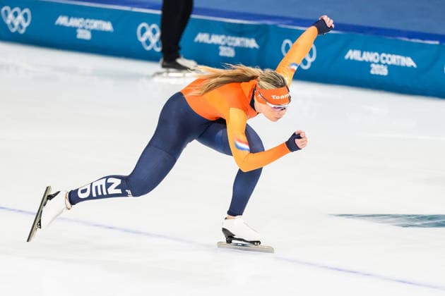 2026-02-07 - Milano Cortina 2026 Winter Olympics Training MILAN, ITALY - FEBRUARY 7: Jutta Leerdam of Netherlands during a training before the Milano Cortina 2026 Winter Olympics at the Milano Speed skating, Eisschnelllauf Arena on February 7, 2026 in Milan, Italy Milan Milano Speed Skating Arena Italy Content not available for redistribution in The Netherlands directly or indirectly through any third parties. Copyright: xAndrexWeeningx