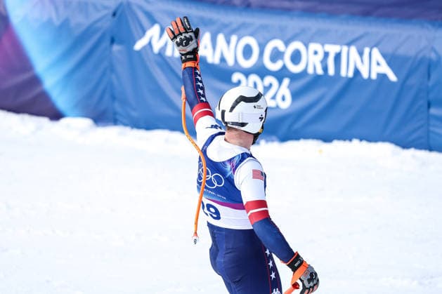 Sam Morse (USA) during the Olympic Winter games, Winterspiele,Spiele, Summer games Milano-Cortina 2026, Alpine Skiing Men s Downhill on February 07, 2026 at Stelvio Ski Centre in Bormio, Italy  Copyright: xSergioxBisi IPAxSportx xipa-agency.netx xx IPA_71063174 IPA_Agency_IPA71063174