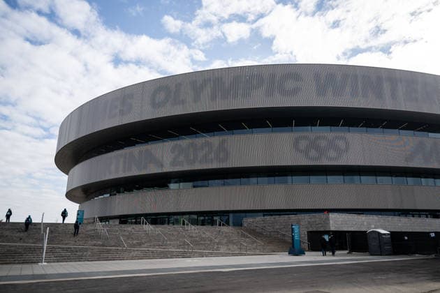 260207 Exterior view of Milano Santagiulia Ice hockey, Eishockey Arena ahead of the women s ice hockey game between Sweden and Italy during day 1 of the 2026 Winter Olympics on February 7, 2026 in Milan. Photo: Emma Wallskog BILDBYRAN kod EW EW0620 ishockey ice hockey Olympic Games, Olympische Spiele, Olympia, OS olympics winter olympics os ol olympiska spel vinter-os olympiske leker milano cortina 2026 milan cortina 2026 milano cortina 2026 olympic games milano cortina 2026 winter olympic games milano cortina-os milano cortina-ol vinter-ol 1 bbeng sweden sverige italien italy tre kronor dam damkronorna arena *** 260207 Exterior view of Milano Santagiulia Ice Hockey Arena ahead of the women s ice hockey game between Sweden and Italy during day 1 of the 2026 Winter Olympics on February 7, 2026 in Milan Photo Emma Wallskog BILDBYRAN code EW EW0620 ice hockey ice hockey olympic games olympics winter olympics os ol olympic games winter os olympic games milano cortina 2026 milan cortina 2026 milano cortina 2026 olympic games milano cortina 2026 winter olympic games milano cortina os milano cortina ol winter ol 1 bbeng sweden sverige ital italy tre kronor damkronorna arena  Copyright: EMMAxWALLSKOG BB260207EW004