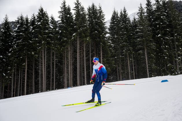 XXV Winter Olympic Games, Olympische Spiele, Olympia, OS February 7, 2026, Anterselva. Biathletes training. Mikulas Karlik from the Czech Republic. (CTKxPhoto OndrejxDeml) CTKPhotoP2026020702800  CTKPhotoP2026020702800