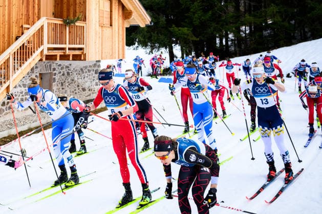 260207 Jonna Sundling of Sweden and Astrid oyre Slind of Norway compete in the women s 20 km cross-country skiing skiathlon during day 1 of the 2026 Winter Olympics on February 7, 2026 in Val di Fiemme. Photo: Maxim Thore BILDBYRAN kod MT MT0961 skidor cross-country skiing langrenn Olympic Games, Olympische Spiele, Olympia, OS olympics winter olympics os ol olympiska spel vinter-os olympiske leker milano cortina 2026 milan cortina 2026 milano cortina 2026 olympic games milano cortina 2026 winter olympic games milano cortina-os milano cortina-ol vinter-ol 1 bbeng skiathlon dam norge sverige *** 260207 Jonna Sundling of Sweden and Astrid oyre Slind of Norway compete in the women s 20 km cross country skiing skiathlon during day 1 of the 2026 Winter Olympics on February 7, 2026 in Val di Fiemme Photo Maxim Thore BILDBYRAN kod MT MT0961 skidor cross country skiing langrenn olympic games olympics winter olympics os ol olympiska spel vinter os olympiske leker milano cortina 2026 milan cortina 2026 milano cortina 2026 olympic games milano cortina 2026 winter olympic games milano cortina os milano cortina ol vinter ol 1 bbeng skiathlon dam norge sverige  Copyright: MAXIMxTHORE BB260207MT010