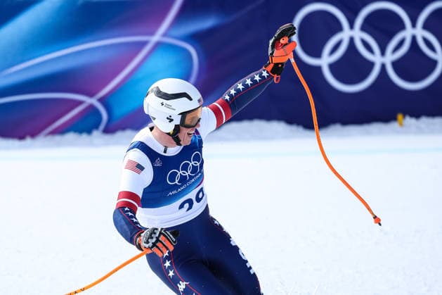 Sam Morse (USA) during the Olympic Winter games, Winterspiele,Spiele, Summer games Milano-Cortina 2026, Alpine Skiing Men s Downhill on February 07, 2026 at Stelvio Ski Centre in Bormio, Italy  Copyright: xSergioxBisi IPAxSportx xipa-agency.netx xx IPA_71063546 IPA_Agency_IPA71063546