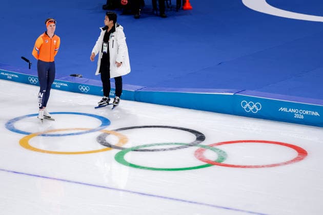 2026-02-07 Speed skating, Eisschnelllauf - Milano Cortina 2026 Winter Olympics - Day 1 MILAN, ITALY - FEBRUARY 7: Stijn van de Bunt of the Netherlands in a training session during Day 1 of Speed Skating - Milano Cortina 2026 Winter Olympics at Milano Speed Skating Stadium on February 7, 2026 in Milan, Italy. (Photo by Joris Verwijst BSR Agency) Milan Italy Content not available for redistribution in The Netherlands directly or indirectly through any third parties. Copyright: xBSRxAgencyx