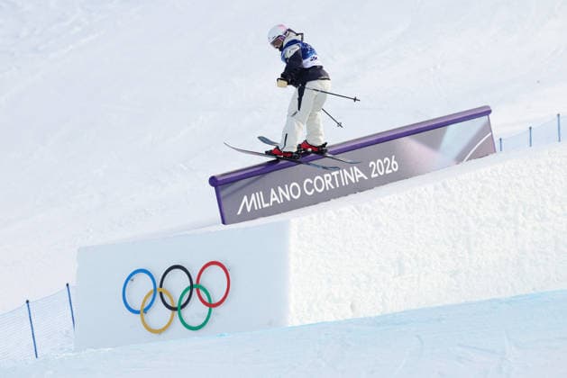Yuna Koga (JPN), FEBRUARY 7, 2026 - Freestyle Skiing : Women s Slopestyle Qualification during the Milano Cortina 2026 Olympic Winter games, Winterspiele,Spiele, Summer games at Livigno Snow Park in Livigno, Italy.  aflo_318782582