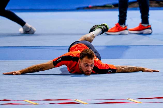 Kjeld Nuis of the Netherlands during a training Around the Games, Milano Cortina 2026 Winter Olympics: Day 1, Speed skating, Eisschnelllauf - Milano Cortina 2026 Winter Olympics: Day 1, Milano Speed Skating Stadium, February 7, 2026, Milan, Italy.