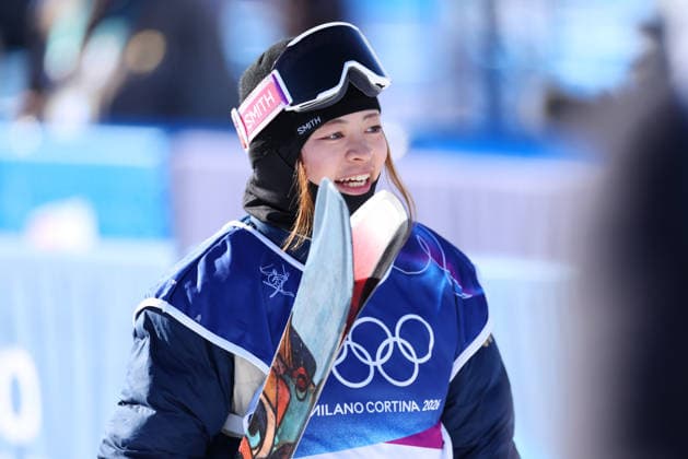 Yuna Koga (JPN), FEBRUARY 7, 2026 - Freestyle Skiing : Women s Slopestyle Qualification during the Milano Cortina 2026 Olympic Winter games, Winterspiele,Spiele, Summer games at Livigno Snow Park in Livigno, Italy.  aflo_318782638