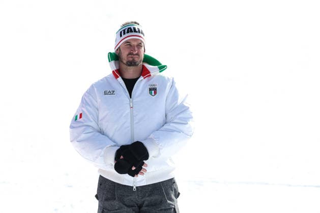 Dominik Paris (ITA) happiness after winning the bronze medal during the Olympic Winter games, Winterspiele,Spiele, Summer games Milano-Cortina 2026, Alpine Skiing Men s Downhill on February 07, 2026 at Stelvio Ski Centre in Bormio, Italy  Copyright: xSergioxBisi IPAxSportx xipa-agency.netx xx IPA_71064396 IPA_Agency_IPA71064396