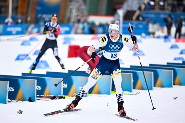 VAL DI FIEMME, ITALIEN 20260207 Sveriges Jonna Sundling i damernas skiathlon 10+10 km under vinter-OS i Val di Femme i Italien. VAL DI FIEMME ITALIEN x10430x *** VAL DI FIEMME, ITALY 20260207 Swedens Jonna Sundling in the womens skiathlon 10 10 km during the Winter Olympics in Val di Femme, Italy VAL DI FIEMME ITALY x10430x  Copyright: xChristinexOlsson TTx OS 2026 SKIDOR