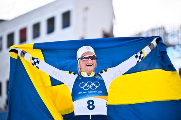 VAL DI FIEMME, ITALY 20260207 Sweden s Frida Karlsson takes gold in the women s skiathlon 10+10 km during the Winter Olympics in Val di Femme in Italy. VAL DI FIEMME ITALY x10430x *** VAL DI FIEMME, ITALY 20260207 Sweden s Frida Karlsson takes gold in the women s skiathlon 10 10 km during the Winter Olympics in Val di Femme in Italy VAL DI FIEMME ITALY x10430x  Copyright: xChristinexOlsson TTx OLYMPICS 2026 SKIING