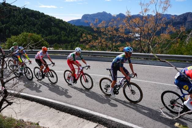 Belgian Steff Cras (CR) pictured in action during stage 4 of the 2026 Volta Comunitat Valenciana, Tour of Valencia cycling race, a race from La Nucia to Teulada Moraira (172,2 km), on Saturday 07 February 2026 in Spain. The race takes place from 4 to 8 February and runs through the three provinces of the Valencian Community. JOMAxGARCIA  x161734520x