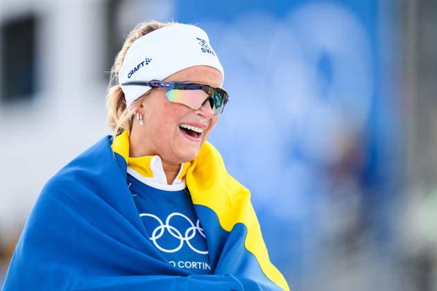 260207 Frida Karlsson of Sweden celebrates after winning the women s 20 km cross-country skiing skiathlon during day 1 of the 2026 Winter Olympics on February 7, 2026 in Val di Fiemme. Photo: Maxim Thore BILDBYRAN kod MT MT0961 skidor cross-country skiing langrenn Olympic Games, Olympische Spiele, Olympia, OS olympics winter olympics os ol olympiska spel vinter-os olympiske leker milano cortina 2026 milan cortina 2026 milano cortina 2026 olympic games milano cortina 2026 winter olympic games milano cortina-os milano cortina-ol vinter-ol 1 bbeng skiathlon dam sverige os-guld guld jubel medalj *** 260207 Frida Karlsson of Sweden celebrates after winning the women s 20 km cross country skiing skiathlon during day 1 of the 2026 Winter Olympics on February 7, 2026 in Val di Fiemme Photo Maxim Thore BILDBYRAN kod MT MT0961 skidor cross country skiing langrenn olympic games olympics winter olympics os ol olympiska spel vinter os olympiske leker milano cortina 2026 milan cortina 2026 milano cortina 2026 olympic games milano cortina 2026 winter olympic games milano cortina os milano cortina ol vinter ol 1 bbeng skiathlon dam sverige os guld guld jubel medalj  Copyright: MAXIMxTHORE BB260207MT059